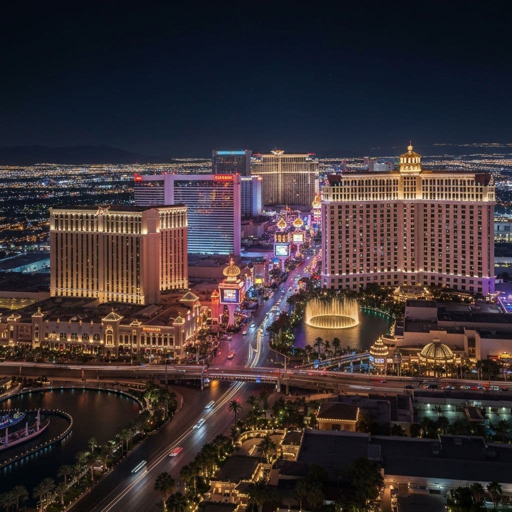 Las Vegas Strip at night
